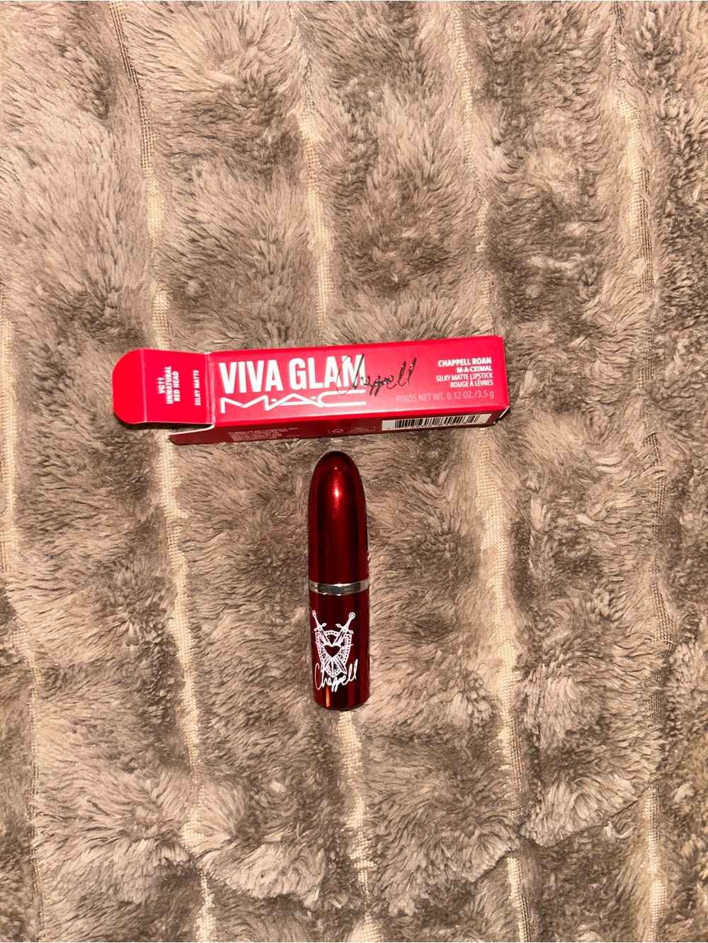 Limited edition-Chappell Roan MAC Viva Glam Red Lipstick - Bold Red Shade